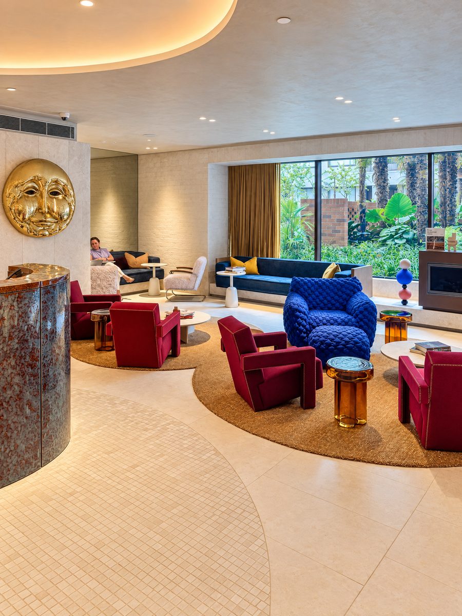 The EVE Hotel Sydney, the lobby lounge