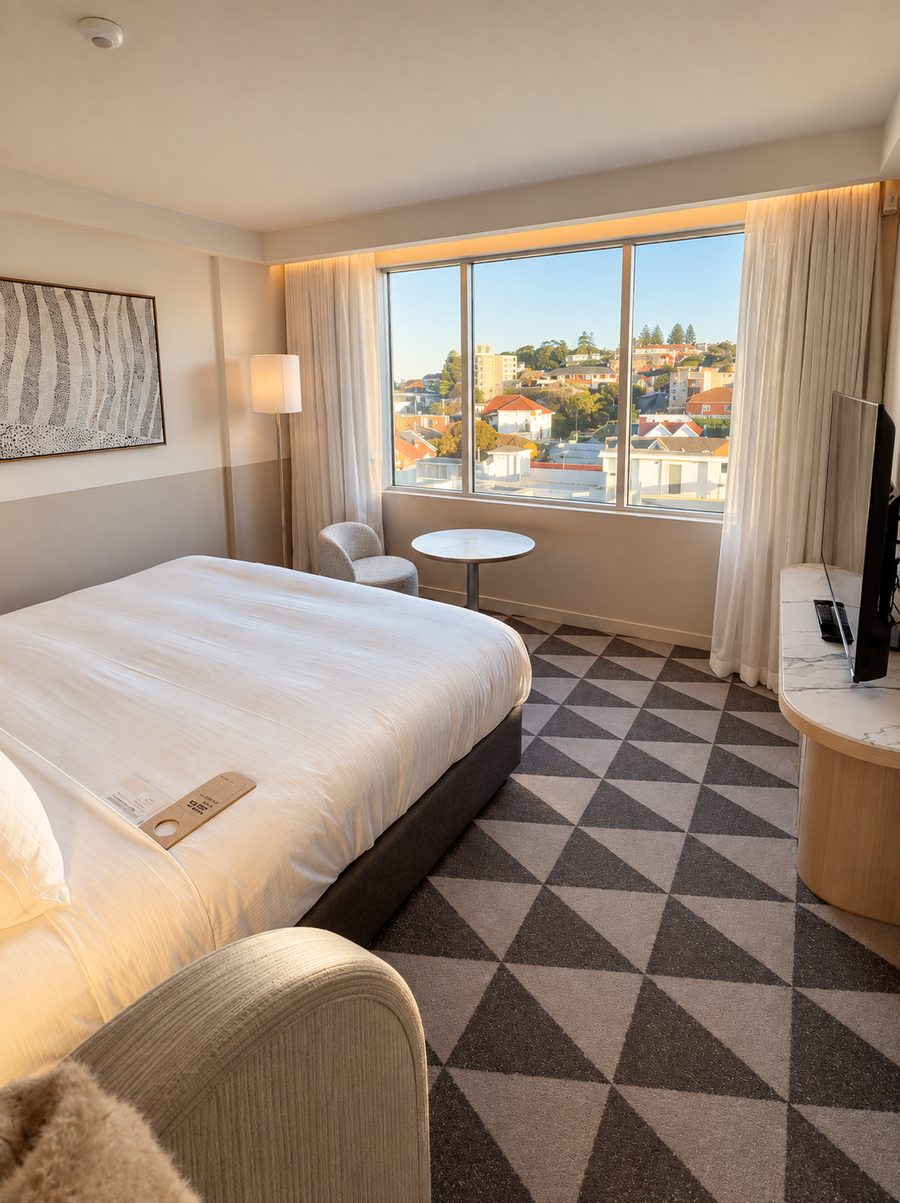 InterContinental Sydney Coogee Beach, guest room looking over Coogee
