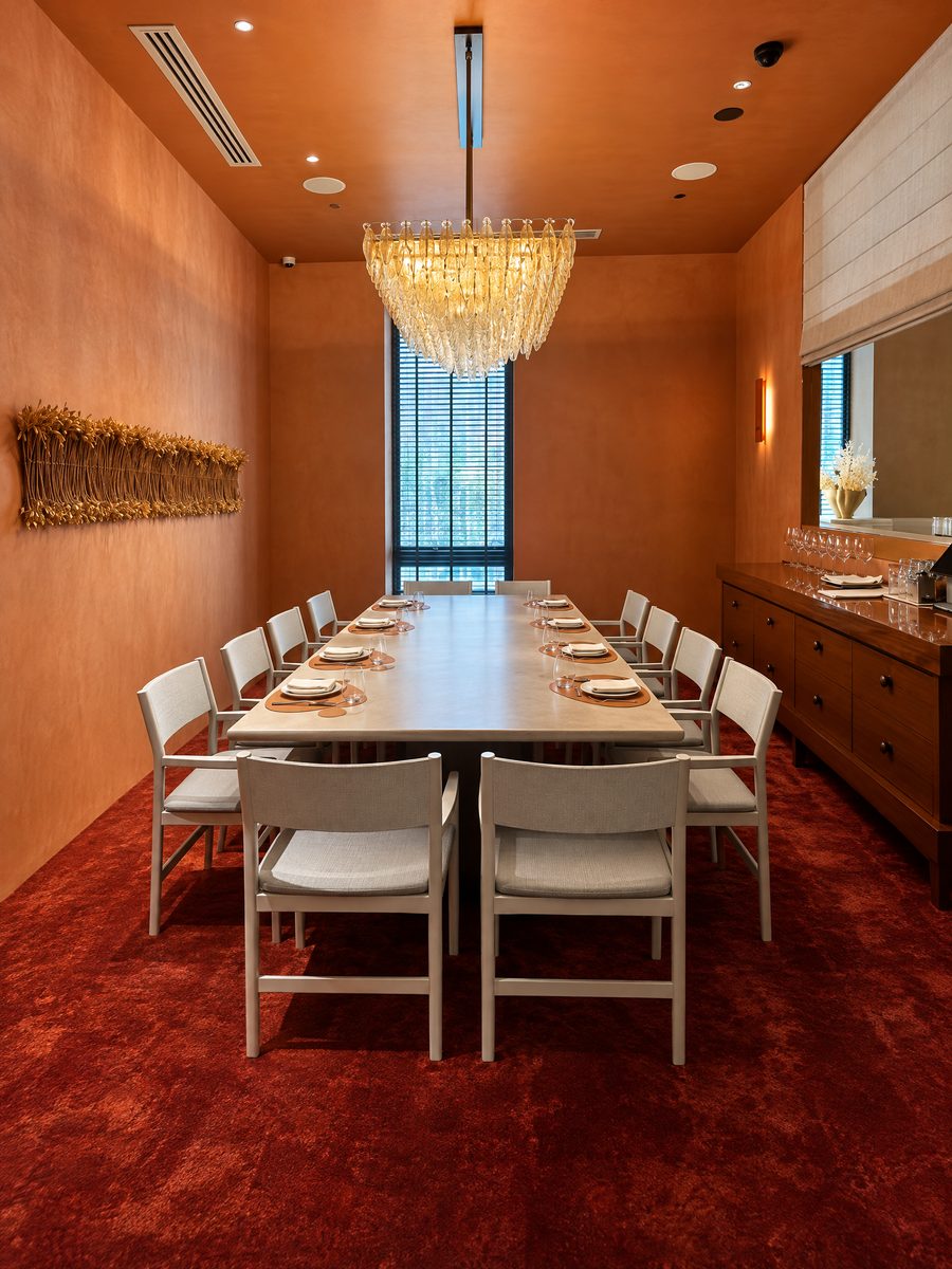 Sofitel Sydney Wentworth, a private dining room set for a long table